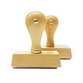 Holzstempel 90 x 40 mm